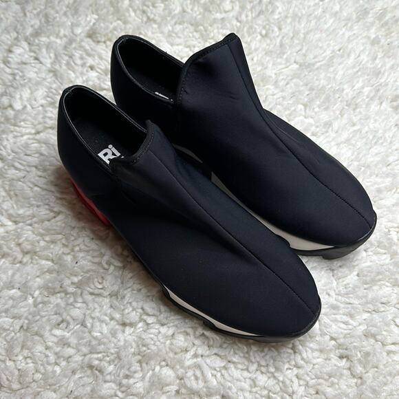 IRI WES I Black Red Low Top Sneaker Fun Trendy Chunky Pop of Color Y2K - Picture 4 of 16